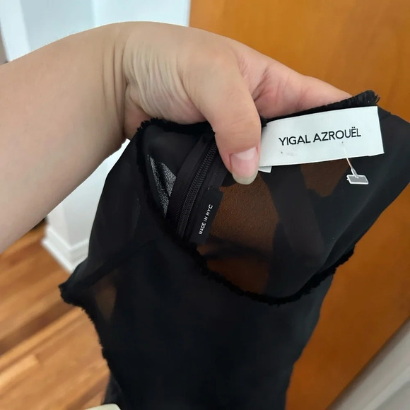 YIGAL AZROUEL TWISTED BLOUSE - Picture 4 of 5